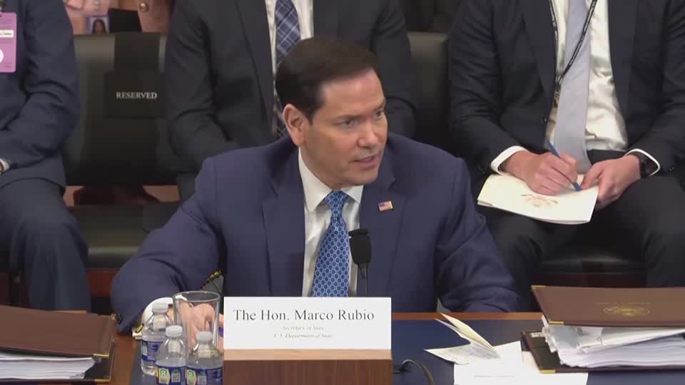 US Secretary of State Marco Rubio told lawmakers that the United States was not withholding arms sales worth as much as $14 billion to Taiwan, but said the sale was still under review