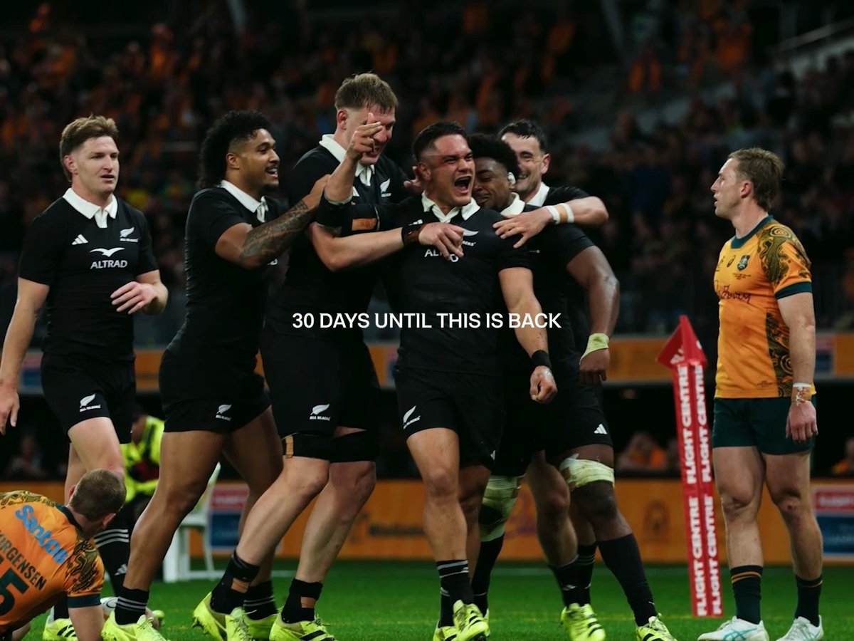 That feeling of Test Match Rugby is only 30 days away 👀