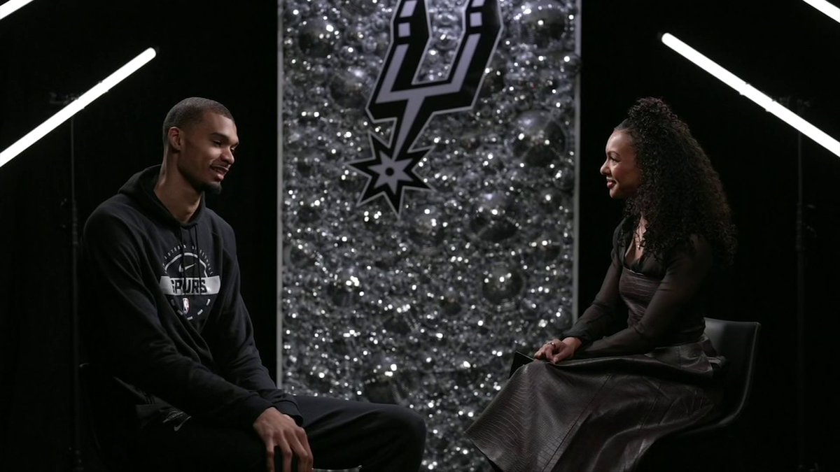 “The lack of experience is a strength of us. ... We can do impossible stuff because we don’t know it’s impossible.” Victor Wembanyama sat down with Malika Andrews ahead of Game 1 of the NBA Finals 🏀