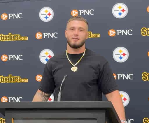 This got me. Nick Herbig getting emotional talking about his brother. Former Steeler Nate Herbig. Helping him become a star NFL player. Anyone with siblings should be moved by this. So cool.