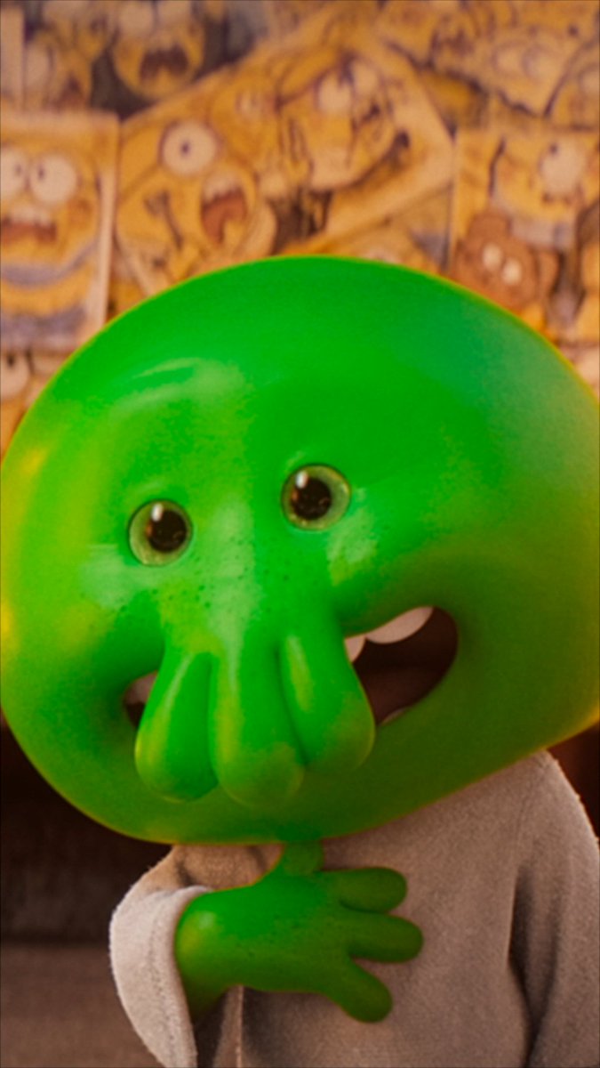 First look at Trey Parker as Goomi in ‘Minions & Monsters’ out July 1st in theaters.