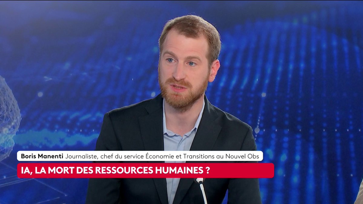 🔴 🗣️ IA, la mort des ressources humaines ? "C'est l'IA qui analyse les CV et qui va planifier des entretiens, qui va faire des petits rappels par SMS, qui va faire des filtres pour éliminer telle personne", détaille Boris Manenti du Nouvel Obs. #VraiOuFaux #Canal16