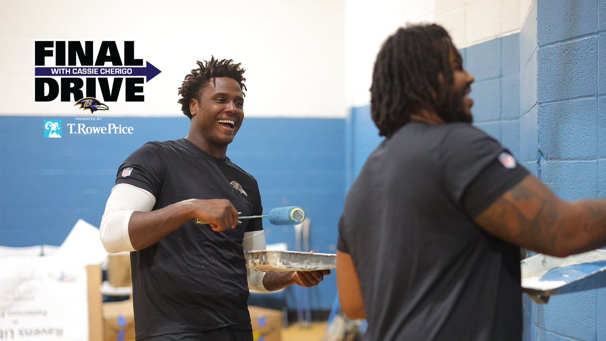 Coach Jesse Minter and more than 200 volunteers were out in Patterson Park to give back today. This is what it means to be a Raven.