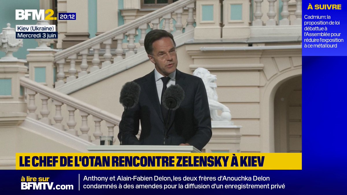 La Russie est "de plus en plus désespérée" face à l'Ukraine, estime le chef de l'Otan Mark Rutte #BFM2