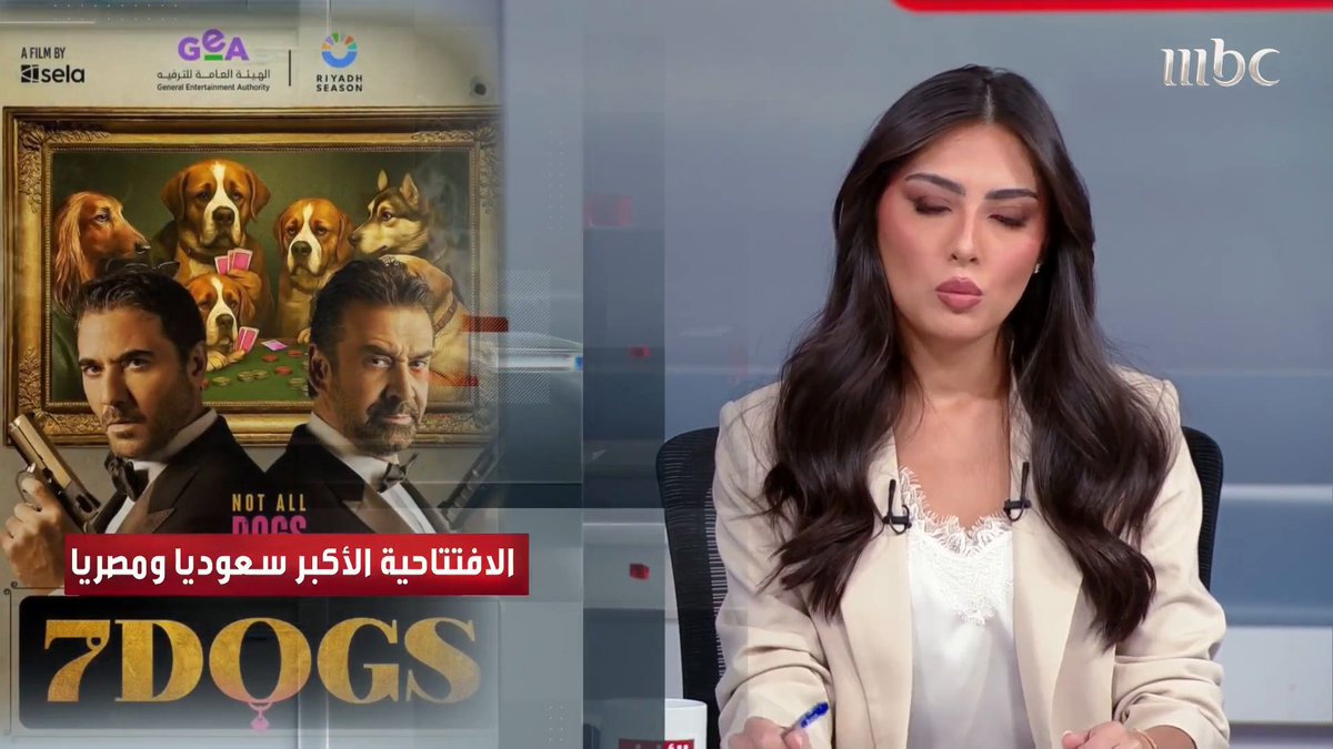 في أسبوعه الأول.. #7DOGS يسجل أعلى إيرادات افتتاحية فى تاريخ السينما السعودية والمصرية بإيرادات بلغت 18.9 مليون ريال و344.345 ألف تذكرة، فيما بلغت إيرادات الفيلم فى شباك التذاكر المصرى 131.4 مليون جنيه مصرى TURKI ALALSHIKH الهيئة العامة للترفيه #هيئة_الترفيه