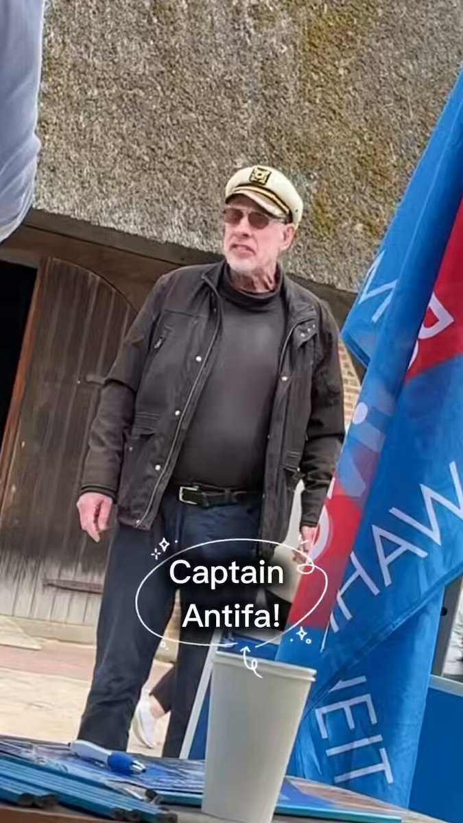 „Wieso kann die #AfD hier sein?!“ Captain Antifa dreht frei…👨‍✈️