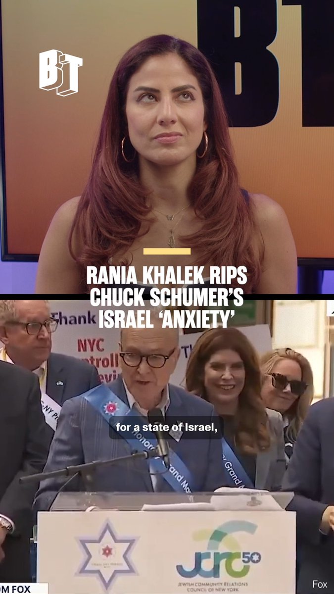 At NYC’s Israel parade, Sen. Chuck Schumer bemoaned the “constant anxiety” that Israelis feel over being expelled from the region. @ranikhalek fires back: “This is a multi-millionaire, very successful leading US senator. He is the leader of the Democrats in the Senate, whining that he needs a “just-in-case” settler fascist state.”