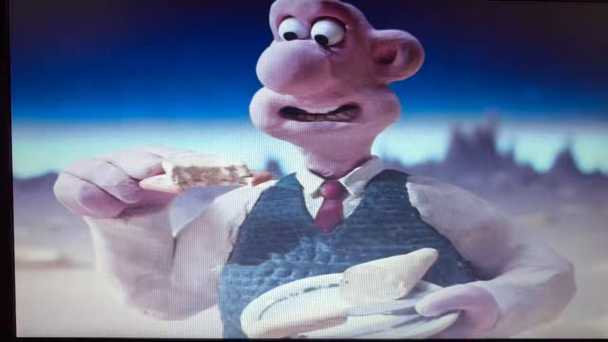Can someone please explain why the audio on my Wallace and Gromit DVD is so low pitched? Why is Wallace evil?