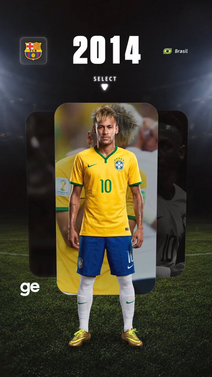 🚨FAMOSOS: Evolução de Neymar ao longo das Copas do Mundo que ele disputou (e vai disputar)