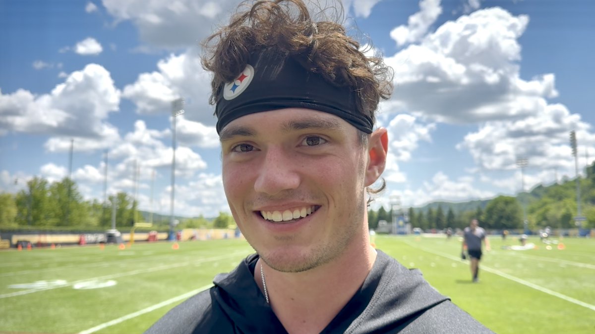 My good talk with Drew Allar at minicamp about the necessary conviction in throwing a football - From Dejan Kovacevic in Pittsburgh