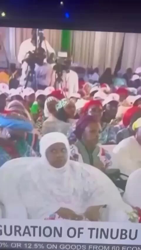 Few days ago, I told you guys that APC are really in panic mode and most of you doubted me. They mobilized women across the states in Nigeria and held a meeting with them today in Abuja. Just see the kind of promise Remi Tinubu was making to them today. With loans they borrowed o. If you've also been paying attention, you must have noticed governors jumping from TV stations to another talking about how they owe Tinubu his re-election votes. APC failed so woefully that they have nothing to campaign with aside Rice, money, gift items. Don't let anyone gaslight you!! Tinubu must Go in 2027.