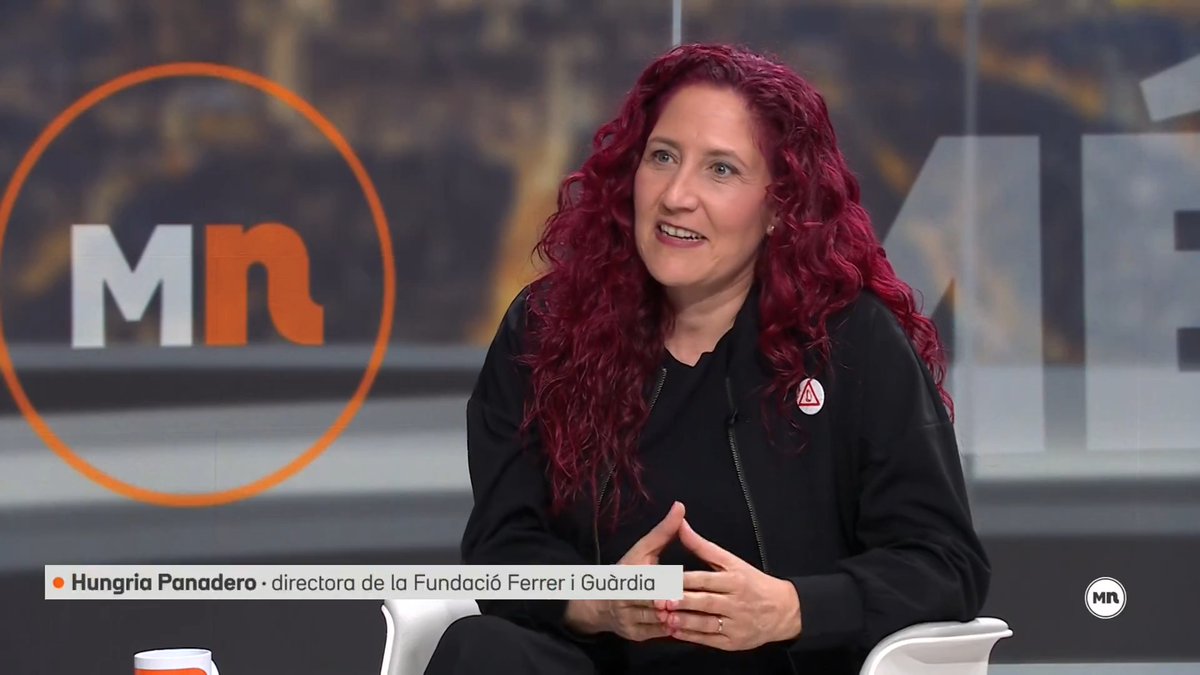 "No estem en contra que vingui el papa, és pel finançament públic de la visita." Hungria Panadero, sociòloga i directora de la Fundació Ferrer i Guàrdia, explica l'objectiu de la campanya "Jo no t'espero" #MésNit3Cat