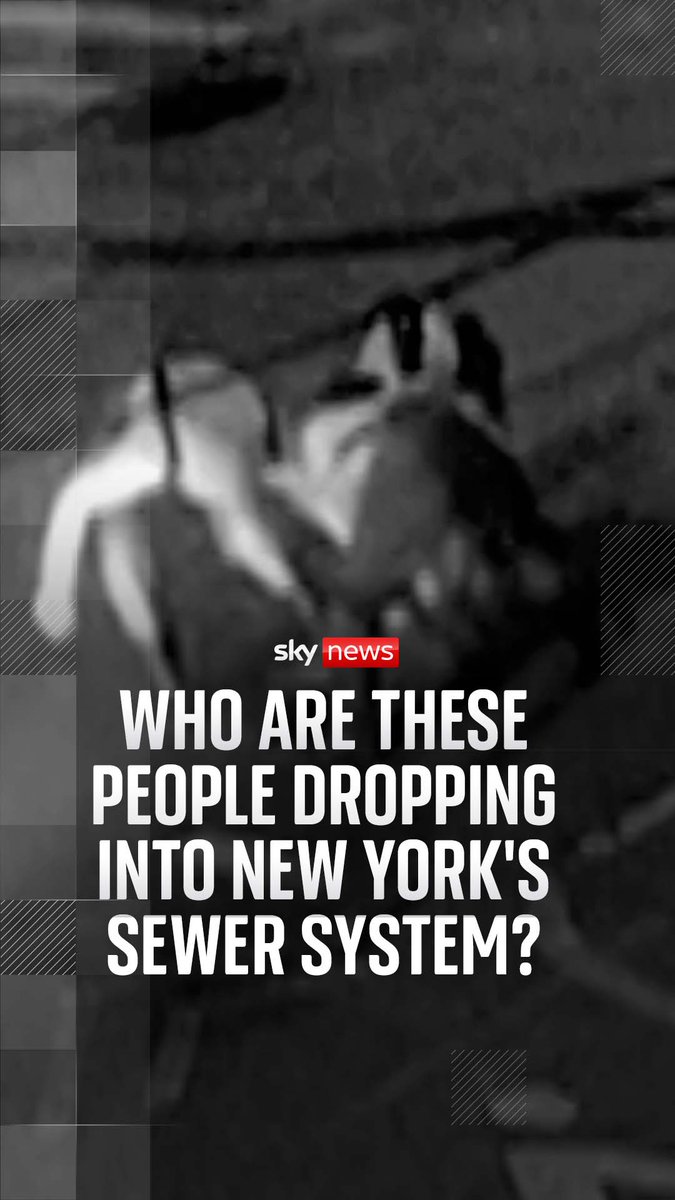Who are these people dropping into New York's sewer system? The NYPD are baffled by the motive of the people who enter the sewers, leave no trace and seem to pose no threat to the wider public.