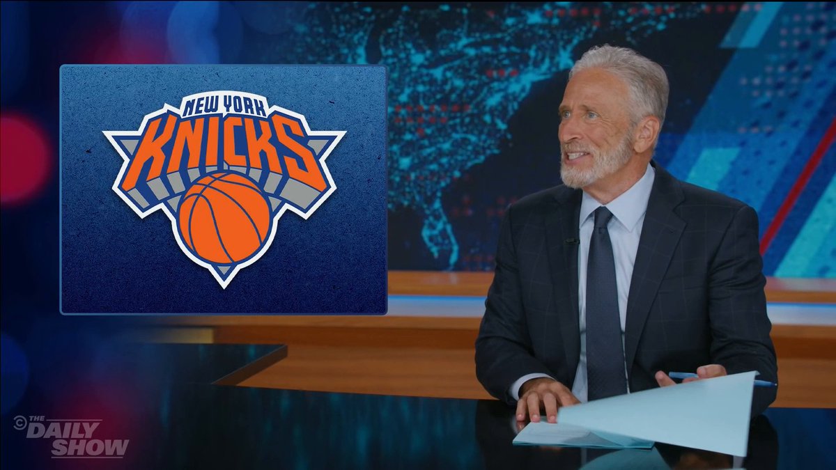 The Knicks are in the Finals, baby! @JonStewart