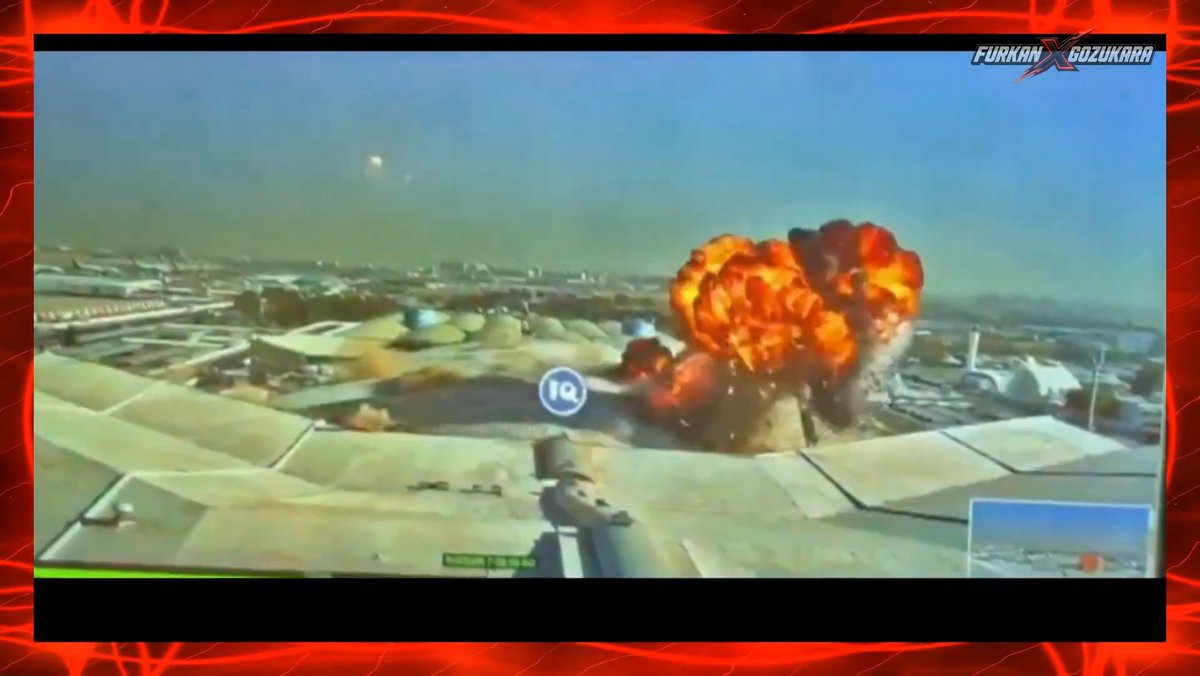 🚨 BOMBSHELL: CCTV cameras captured the moment an Iranian Shahed-136 kamikaze drone struck Terminal 1 of Kuwait International Airport early in the morning on Wednesday. The damage and explosion is so massive and terrifying. Source Telegram tabzlive