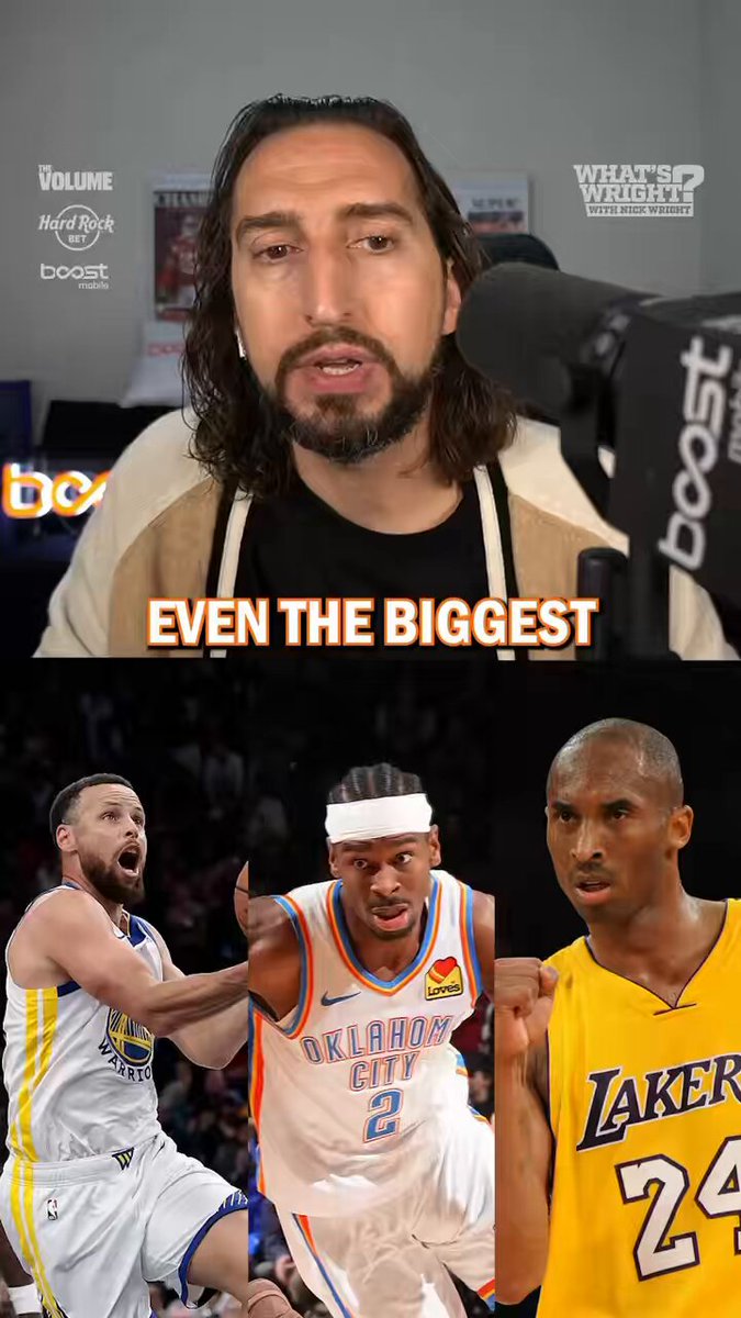 “Even the biggest Shai fans, if you gave them a polygraph, they didn’t think he was actually closer to being Steph &amp; Kobe than he was to being D-Wade &amp; Chris Paul.” nick wright says SGA is a top 10 guard of all-time, but he’s not at the top tier yet