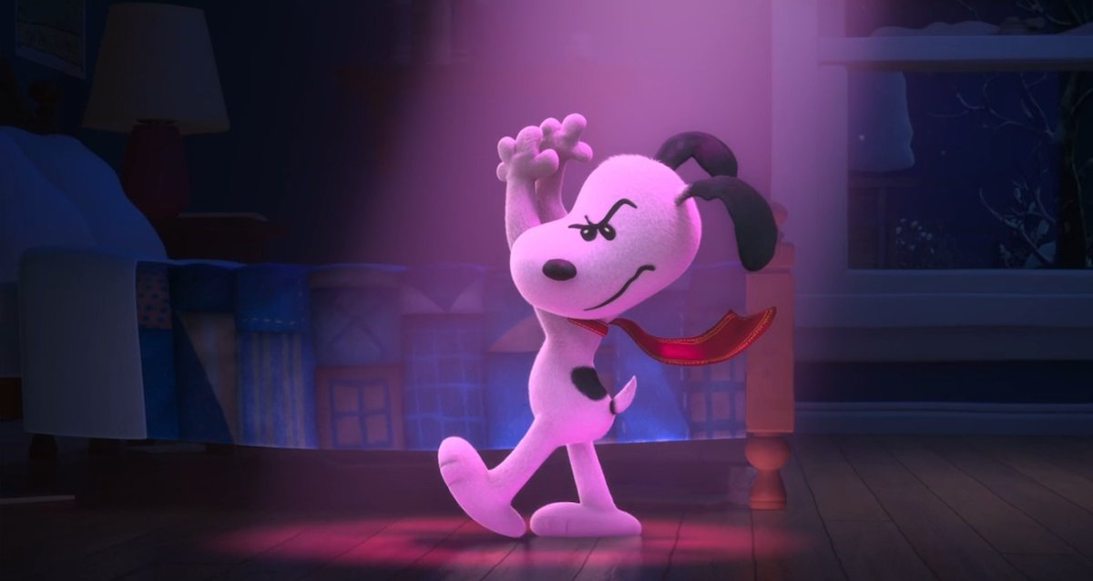 hold on Snoopy got some moves