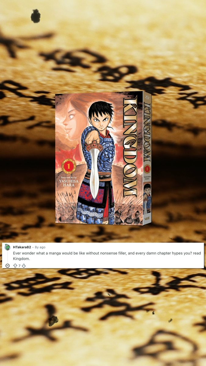 One of the most anticipated manga in history is finally here! Check out Kingdom!