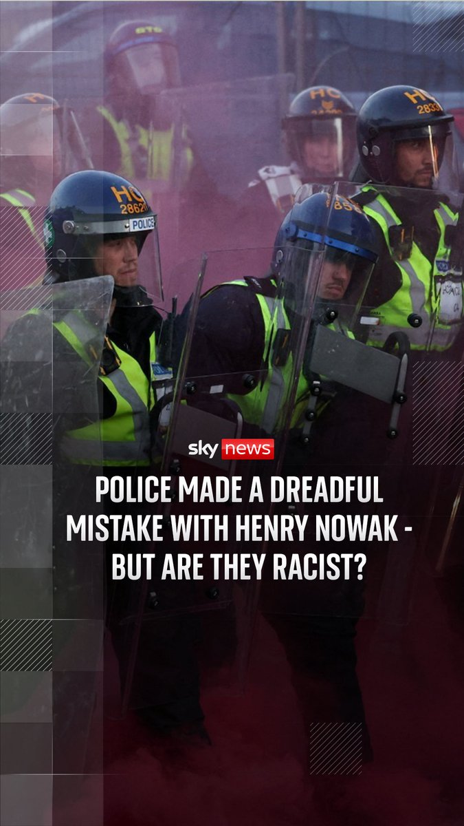 Are the police anti-white? Southampton has seen protests turn violent, partly because of the police's treatment of Henry Nowak - who was handcuffed after he had been stabbed and lay dying. Jason Farrell reports ⬇️ Read more: