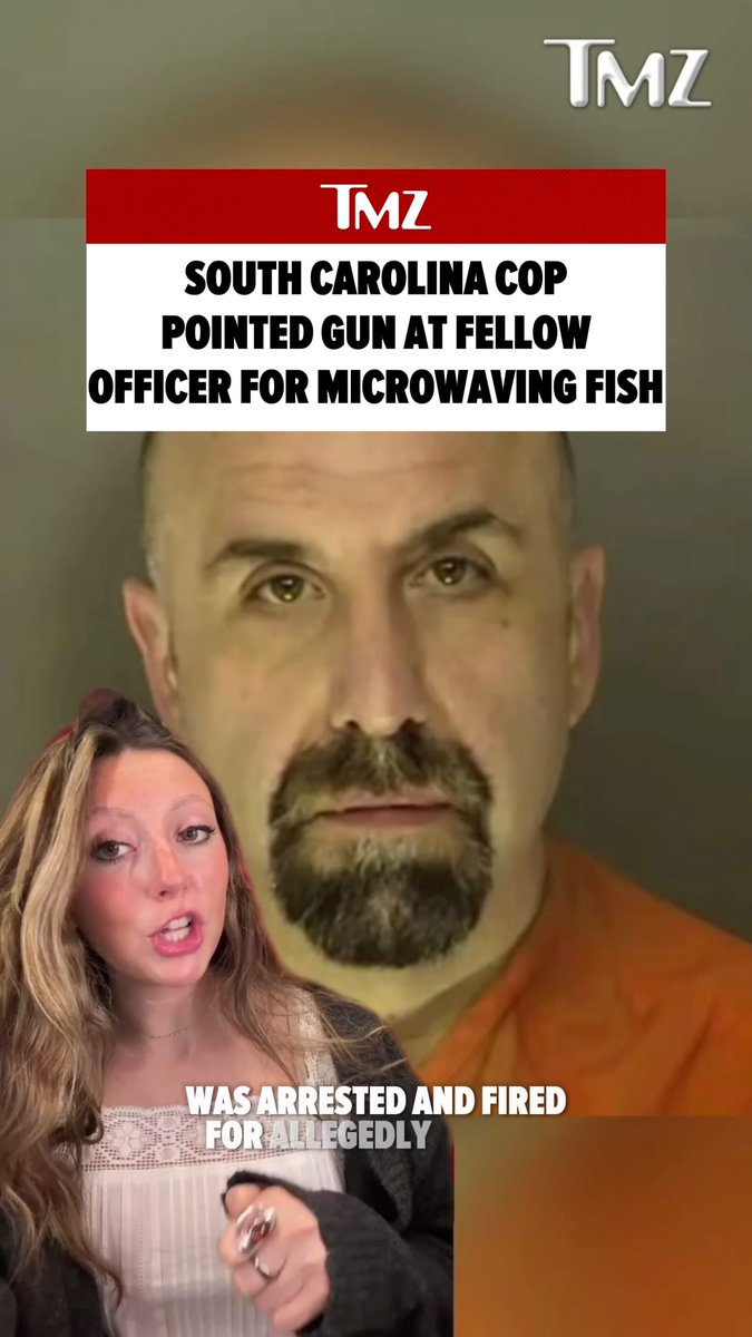 A South Carolina cop was arrested and fired after allegedly pointing his gun at a fellow officer over microwaved fish in the break room. Michael Debiase now faces a felony charge that could carry up to five years in prison.