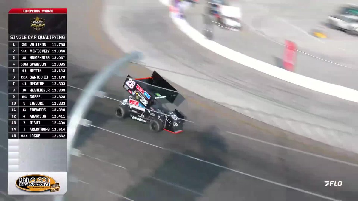 🚀 It's a NEW TRACK RECORD at Owosso Speedway, as Chase Cabre sets QUICK TIME in #RaceForTheMillion time trials!