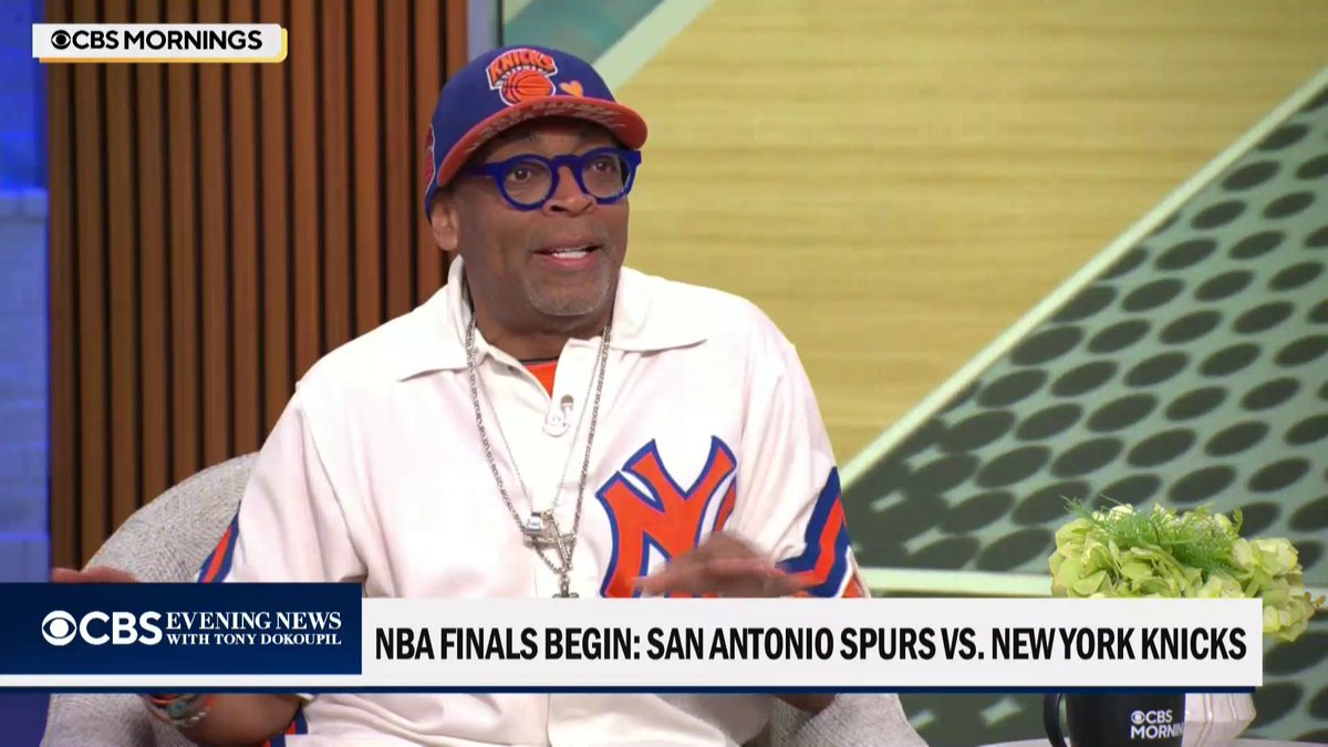 The NBA Finals tip off tonight in San Antonio, with the New York Knicks making their first trip to the championship in 27 years. Before heading to Texas for Game 1 against the Spurs, superfan Spike Lee caught up with CBS Mornings to give his take on the Knicks historic run.