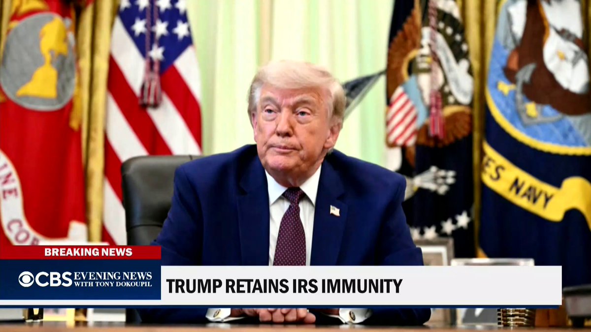 The DOJ is standing by a settlement between President Trump, his family and the IRS that would end audits of the family as part of a $10 billion lawsuit over the release of Trump's tax returns. Democrats say the deal could protect the family from significant tax penalties. Ed O'Keefe has more.