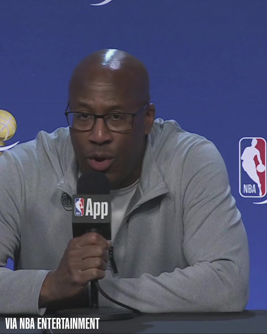 "We lost a great person in Coach Adelman." Mike Brown starts his pregame press conference before NBA Finals Game 1 by offering his condolences on the passing of NBA coach Rick Adelman: