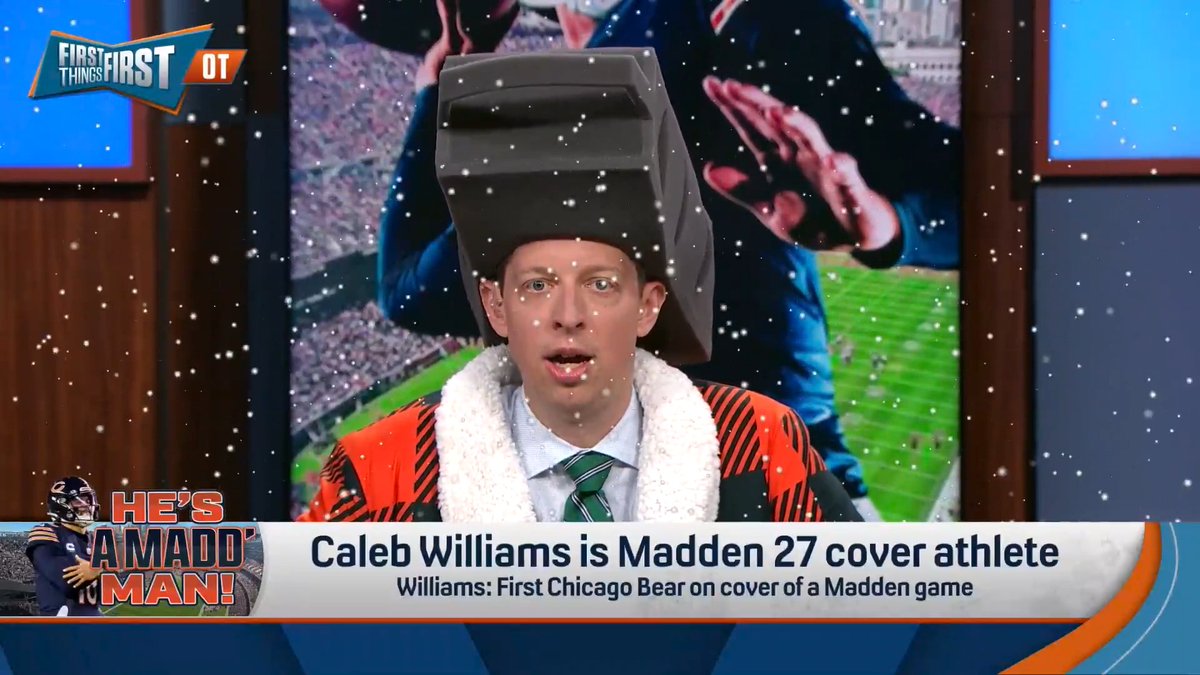 .Danny Parkins is very excited about Caleb Williams being the Madden 27 cover athlete 😅