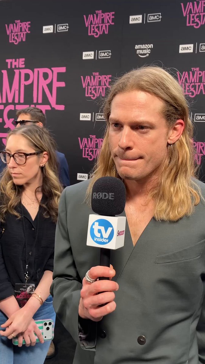 Sam Reid praises the incredible writing in #TheVampireLestat in an interview with TV Insider. Via TV Insider on TikTok