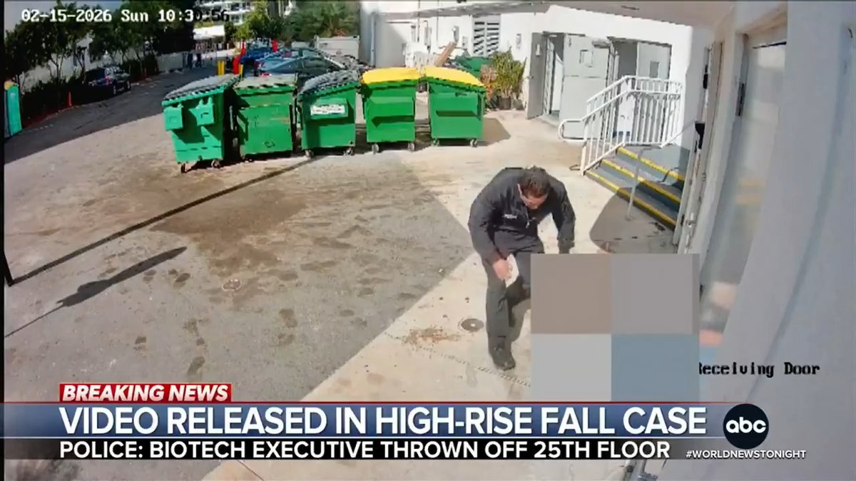Newly-released video shows biotech executive Justin Zelin and his alleged killer, Corey Hutterli, walking side-by-side just three days before police say Hutterli threw Zelin off the 25th floor of his apartment building. Matt Rivers has the latest.