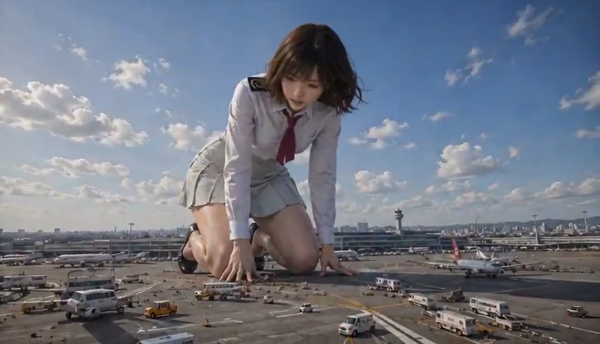 Airport Giant Incident（第3話/全4話） #giantess