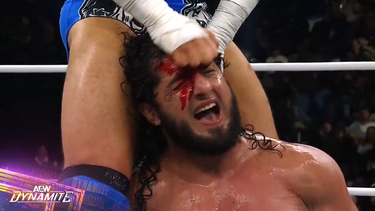 .Maxwell Jacob Friedman™️ is DIGGING his fingers into the open wound of @RUSHToroBlanco! Watch #AEWDynamite LIVE on TBS &amp; HBO Max