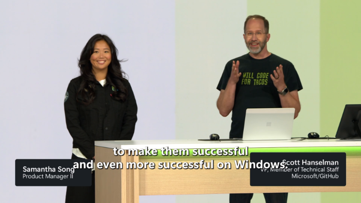 Watch Scott Hanselman 🌮 and Samantha Song demo OpenClaw on Windows at #MicrosoftBuild. In the full walkthrough, you’ll see how the Windows Companion app helps you set up your own claws, connect to existing agents, and run OpenClaw across Windows or WSL.