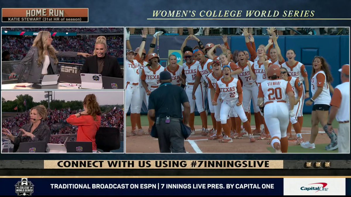 "I'm gonna say it one more time. I wouldn't pitch to Katie Stewart." Madison Shipman warned Texas Tech right before the home run 😅