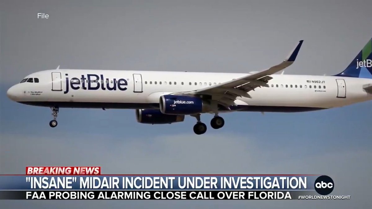 The FAA is investigating an alarming close call between a JetBlue flight and another plane that air traffic control says was not responding. A controller called the other pilot "insane." Gio Benitez has more on the investigation underway.