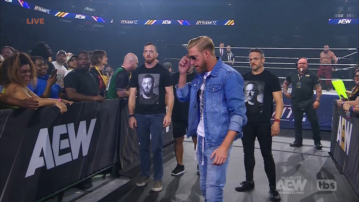 If you don't move... Lio Rush cannot see you... or the Conglomeration think... #AEWDynamite is LIVE on TBS and HBO Max