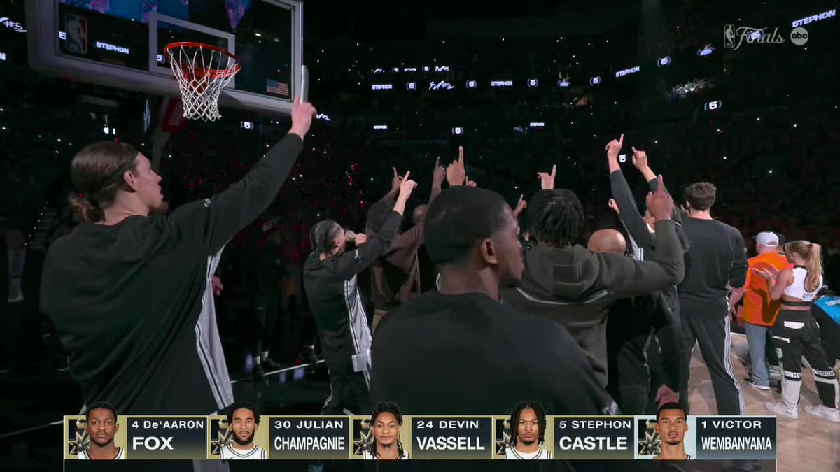 Wemby's NBA Finals moment is now 🏆 Welcome to the NBA Finals, Wemby!