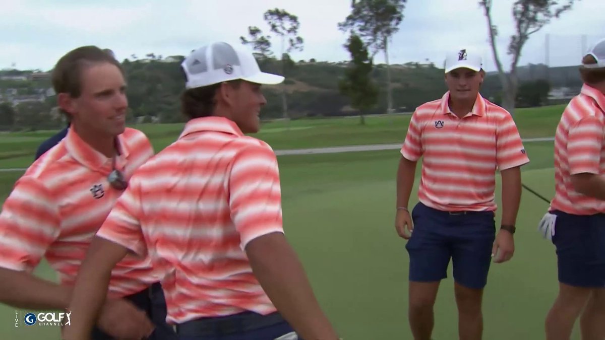 THE FRESHMAN WINS IT FOR THE TIGERS! LOGAN REILLY'S WINNING MOMENT FOR Auburn Men's Golf 🦅