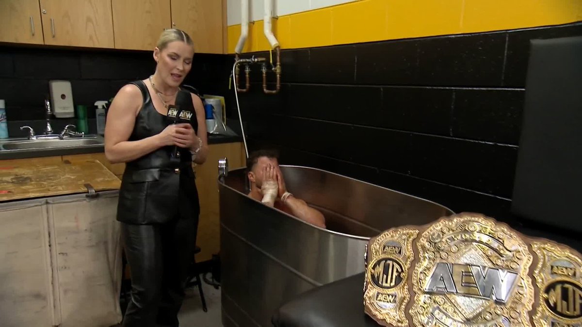 The #AEW World Championship picture is getting more dangerous by the minute! But Maxwell Jacob Friedman™️ saw this coming, and the champion has words for Mark Briscoe! Watch #AEWDynamite LIVE on TBS + HBO Max
