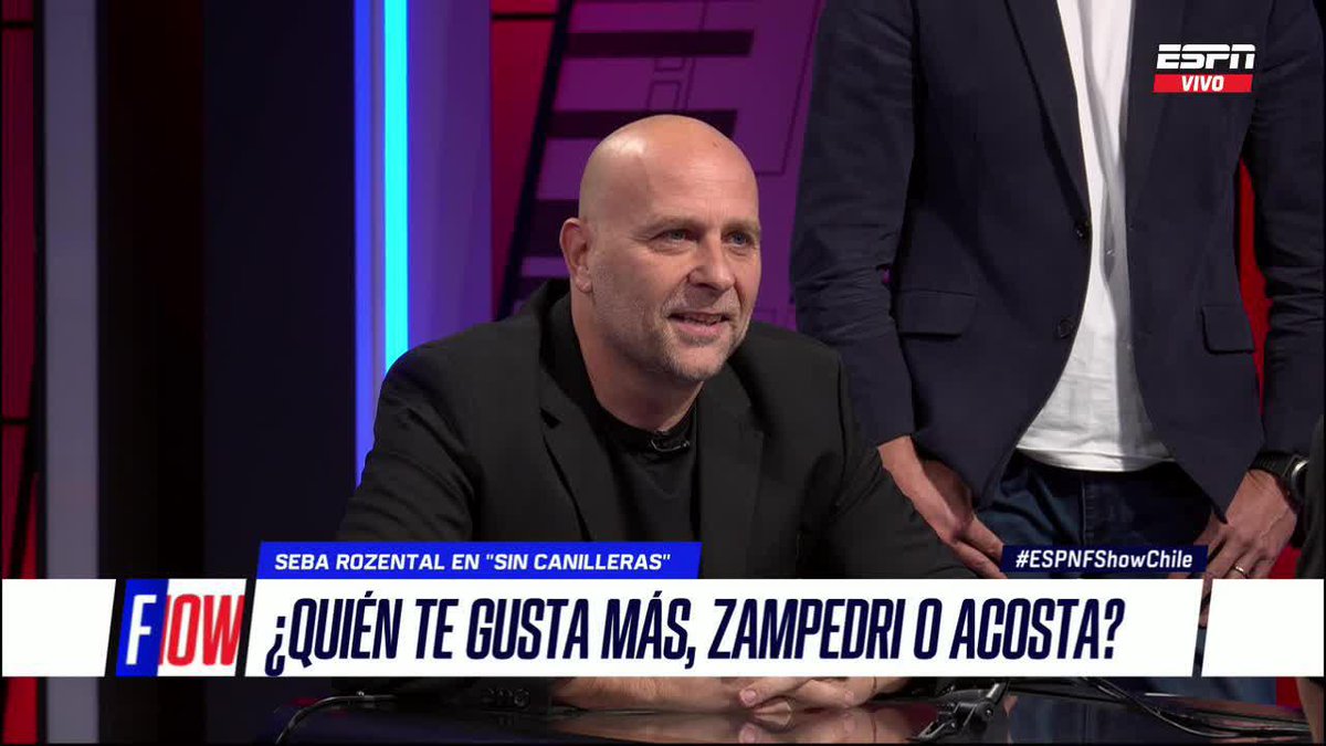 "ME GUSTA MÁS EL BETO ACOSTA, PERO ZAMPEDRI ES UN GENIO" Sebastián Rozental, un referente de ataque en la Universidad Católica de los años 90, compartió su visión sobre los dos grandes arietes de la UC. ▶️ Mira #ESPNFShowChile en el Plan Premium de #DisneyPlus