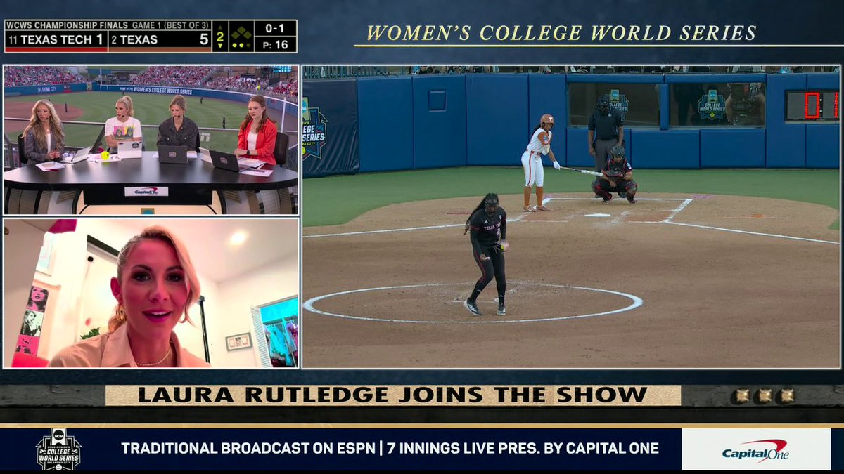 Tune into the WCWS on ESPN and 7 Innings Live on ESPNU!