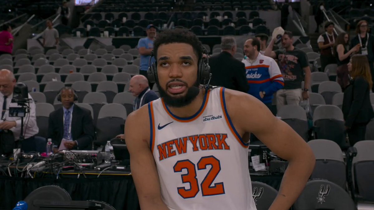 “I felt like a kid. It was just fun out here.” Karl-Anthony Towns shares the sense of peace he felt going into Game 1 of the NBA Finals 🏀