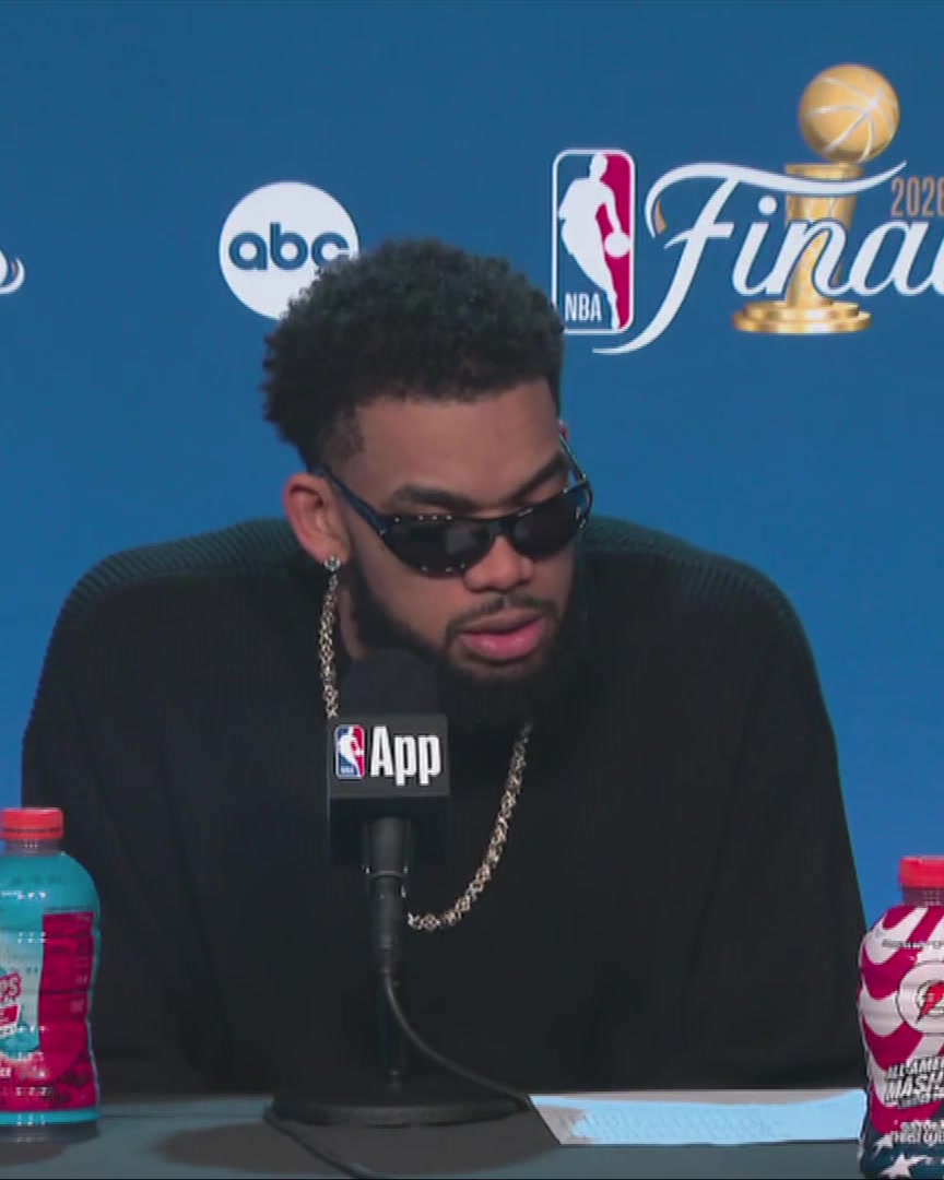 "When we all saw him limp off, obviously we was all worried - not only because he's Jalen Brunson but more because he's our brother. We're a family in our locker room and we're just worried about his health." - Karl-Anthony Towns on Jalen Brunson's injury
