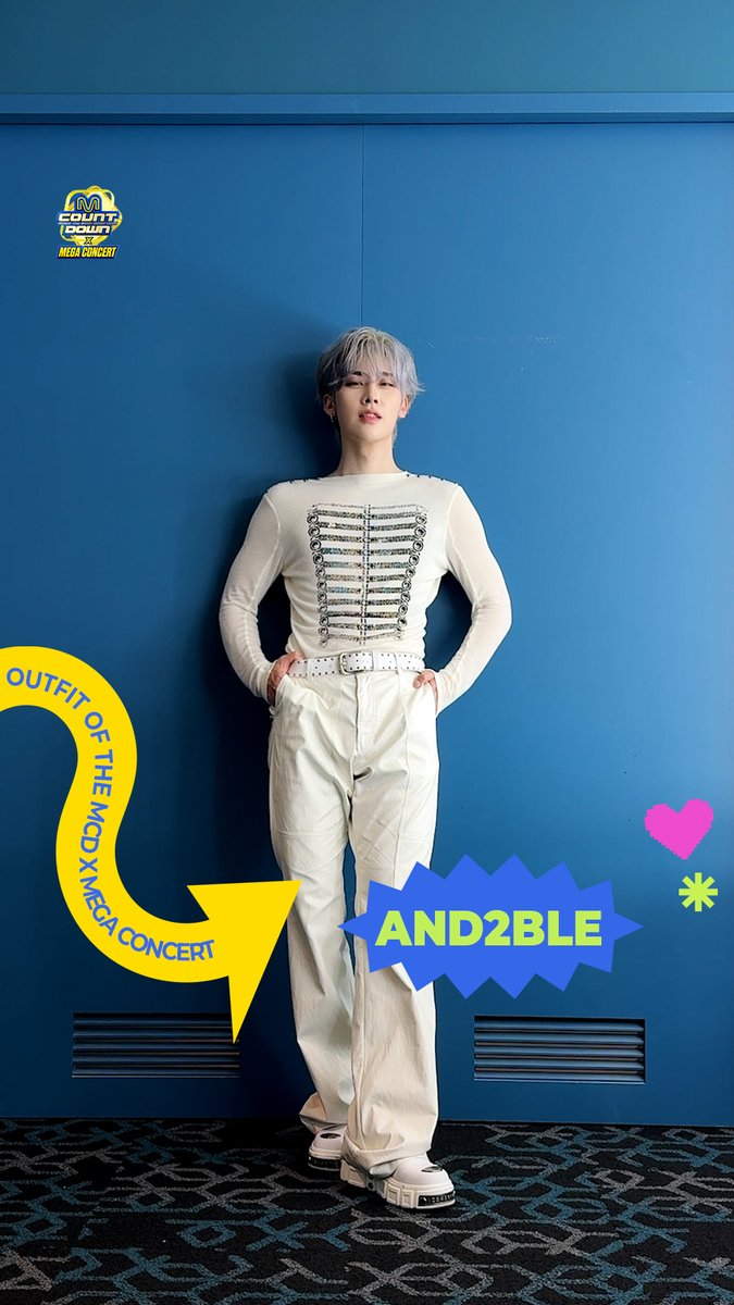 𝟐𝟔𝟎𝟔𝟎𝟒 𝑶𝒖𝒕𝒇𝒊𝒕 𝑶𝒇 𝑻𝒉𝒆 𝑴𝑪𝑫 𝑿 𝑴𝑬𝑮𝑨 𝑪𝑶𝑵𝑪𝑬𝑹𝑻 : 𝑶𝑶𝑻𝑴 with #AND2BLE 잠시 후 저녁 6시! 엠카운트다운 X 메가콘서트 본방사수 잊지마세요 🫶 #MCOUNTDOWN_X_MEGACONCERT #엠카운트다운X메가콘서트 #OOTM