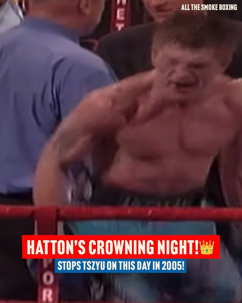 🗓️ On this day in 2005, Ricky Hatton became The Ring and IBF junior welterweight world champion, defeating Kostya Tszyu in front of his home crowd in Manchester 👑 Sign up and access 100 years of boxing coverage with The Ring Archive FREE ➡️