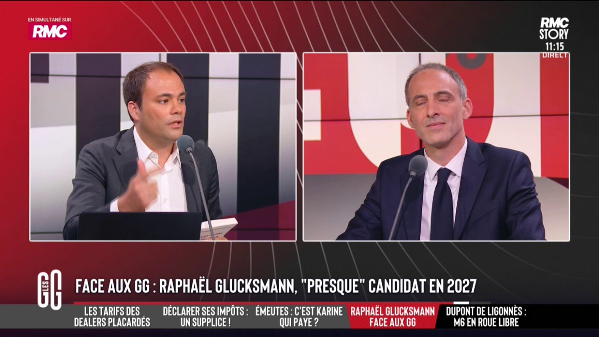 🔴 Raphaël Glucksmann face à Charles Consigny ! 🗣️ "Je le dis avec bienveillance. Vous êtes le contraire de ce dont notre pays a besoin. Je pense profondément qu'on est déjà gouverné par vous depuis 30 ans." #GGRMC