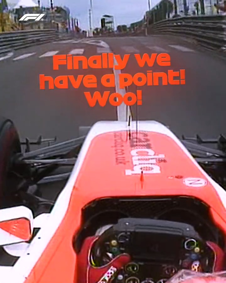 Jules Bianchi scored his first ever Formula 1 points in Monaco in 2014 while driving for Marussia 🙌 Started: P21 Finished: P9