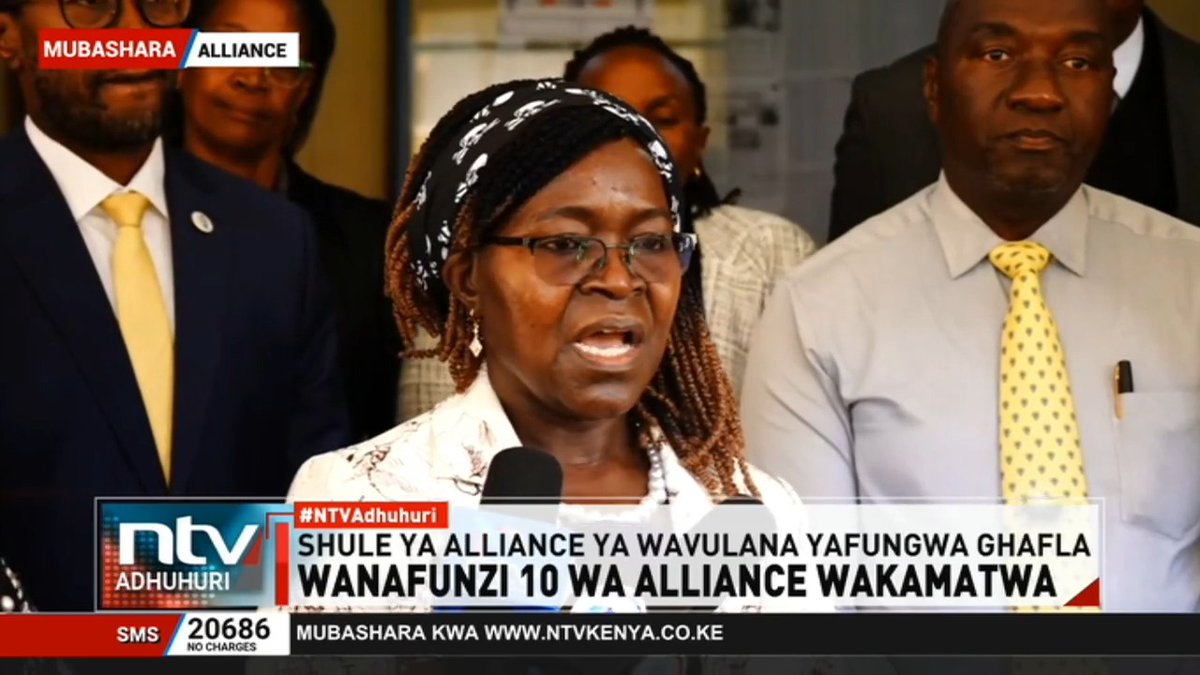 Wanafunzi 10 wa Alliance wamekamatwa kwa madai ya kuanzisha moto uliochoma maghala ya shule hiyo asubuhi ya leo yaliyokuwa yamehifadhi mali tofauti. #NTVAdhuhuri Sycilia Wakesho