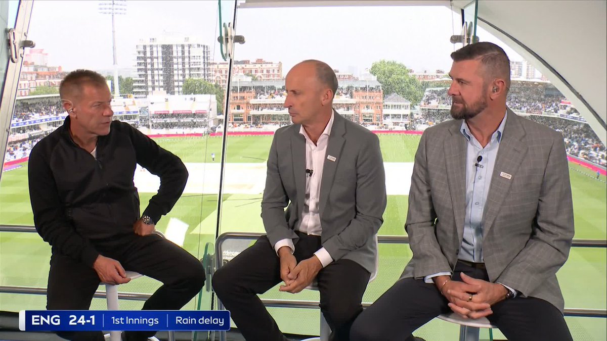 "It has got no bounce at all!" Nasser Hussain discusses the poor quality of the playing surface at Lord's 🔊